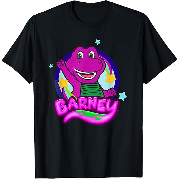 Amazon.com: Barney - Vintage 90s Purple Dinosaur Character Collage