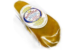 SUPREME BOTTARGA Greek Avgotaharo - Premium Greek Grey Mullet Bottarga Covered in Beeswax - Approx. 5.0oz