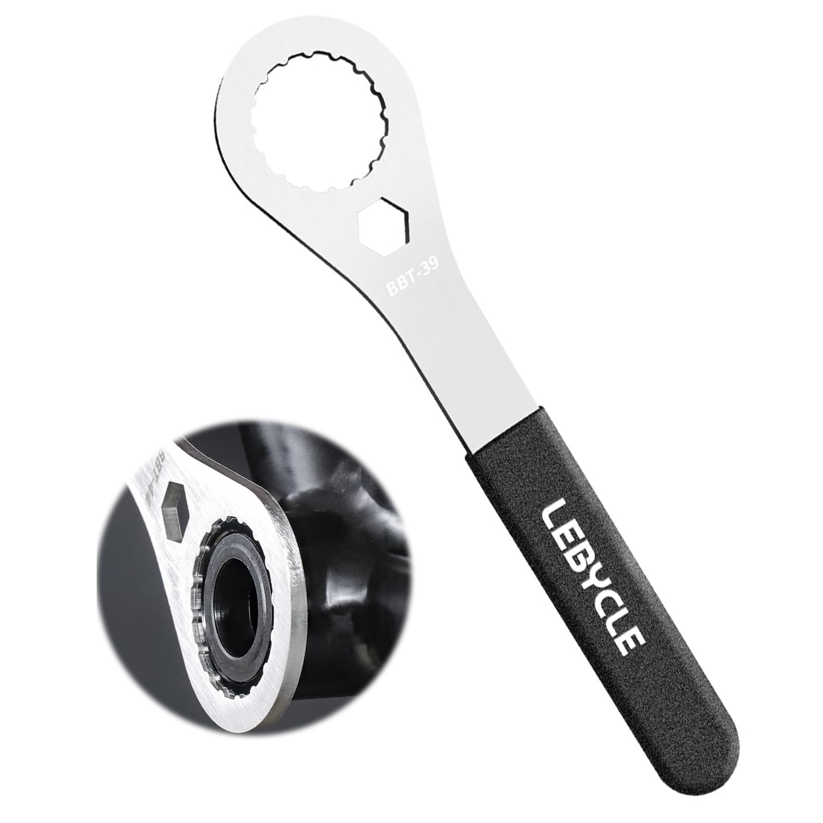 Begonia 16 Kernben 44 mm Bicycle Centre Lock Tool, Bottom Bracket Remover, Bicycle Bottom Bracket Key, Bicycle Tool Compatible with Shimano BB51, 52, BB70, BB71, 72, Gineyea BB51, BB91, BB92L