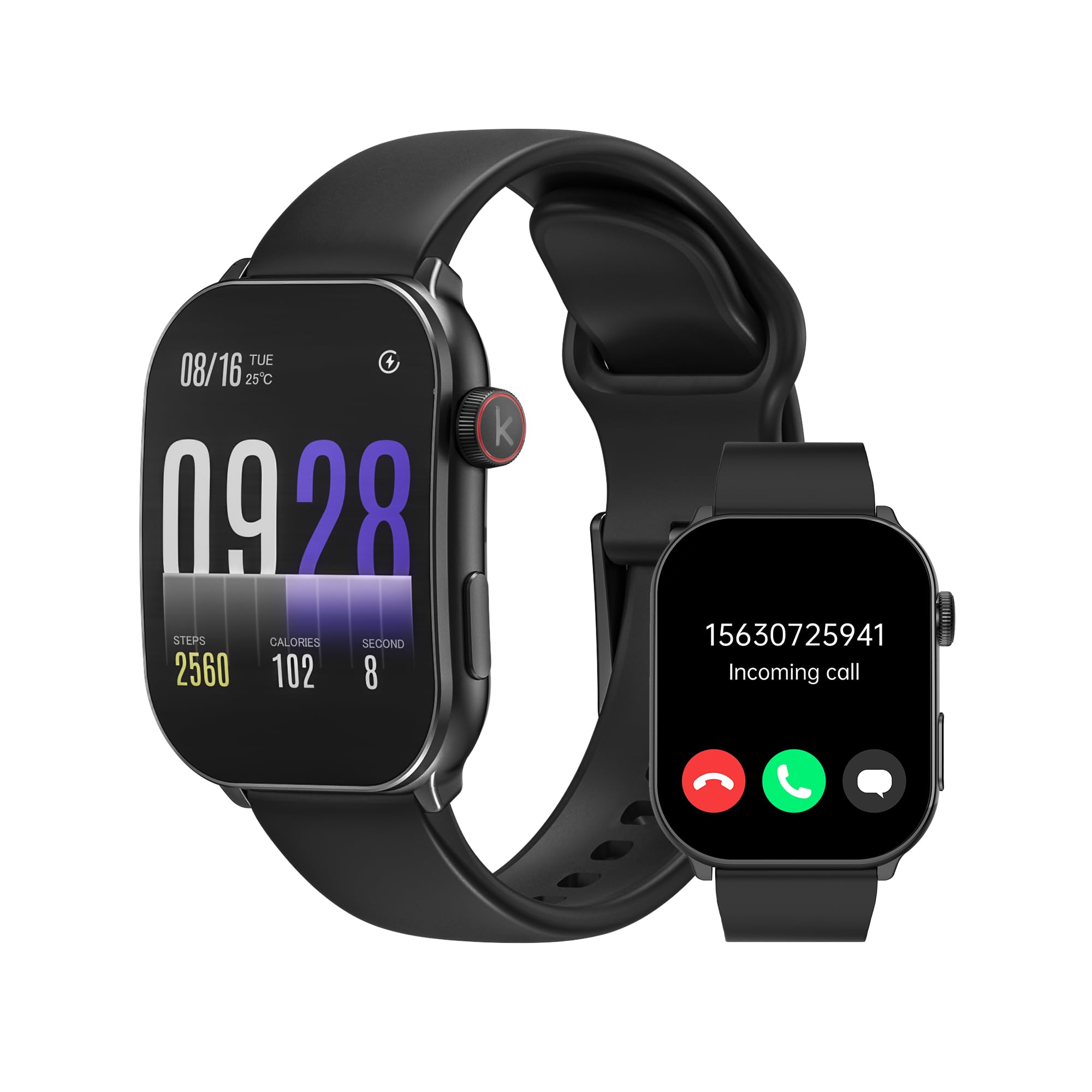 Photo 1 of Smart Watch (Answer/Make Call), 2.1" Curved AMOLED Screen Smartwatch for Men Women, 100+ Sport Modes Fitness Tracker, Heart Rate Sleep SpO2 Monitor, IP68 Activity Trackers, Android and iOS Compatible