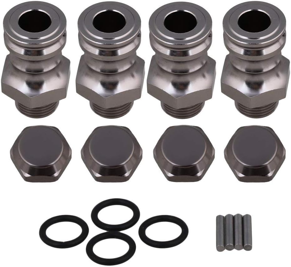 DLONY 4PCS Wheel 17MM Hex Hub Drive 23MM Extension Adaptor N10212 for RC 1:8 Model Car