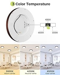 hepside 1Pack Dimmable Flush Mount Ceiling Light
