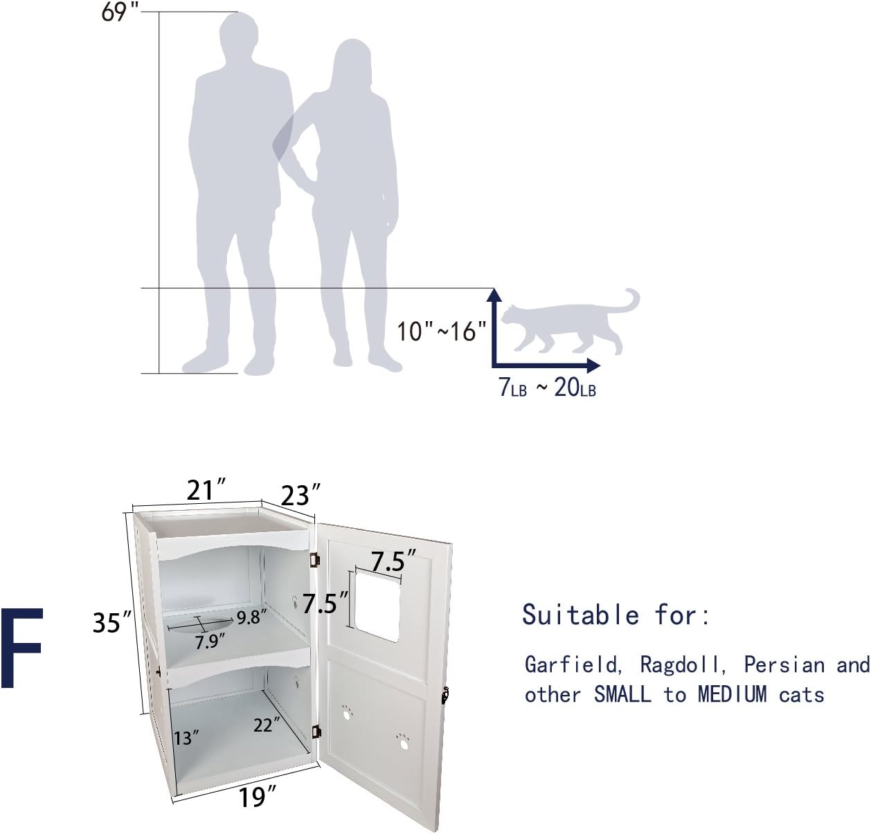 double decker cat litter box