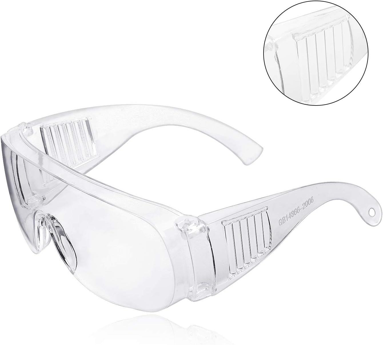 6 Pezzi Occhiali Protettivi Trasparenti - Antigraffio Per Lavoro, Laboratorio E Fai Da Te - Foto 6