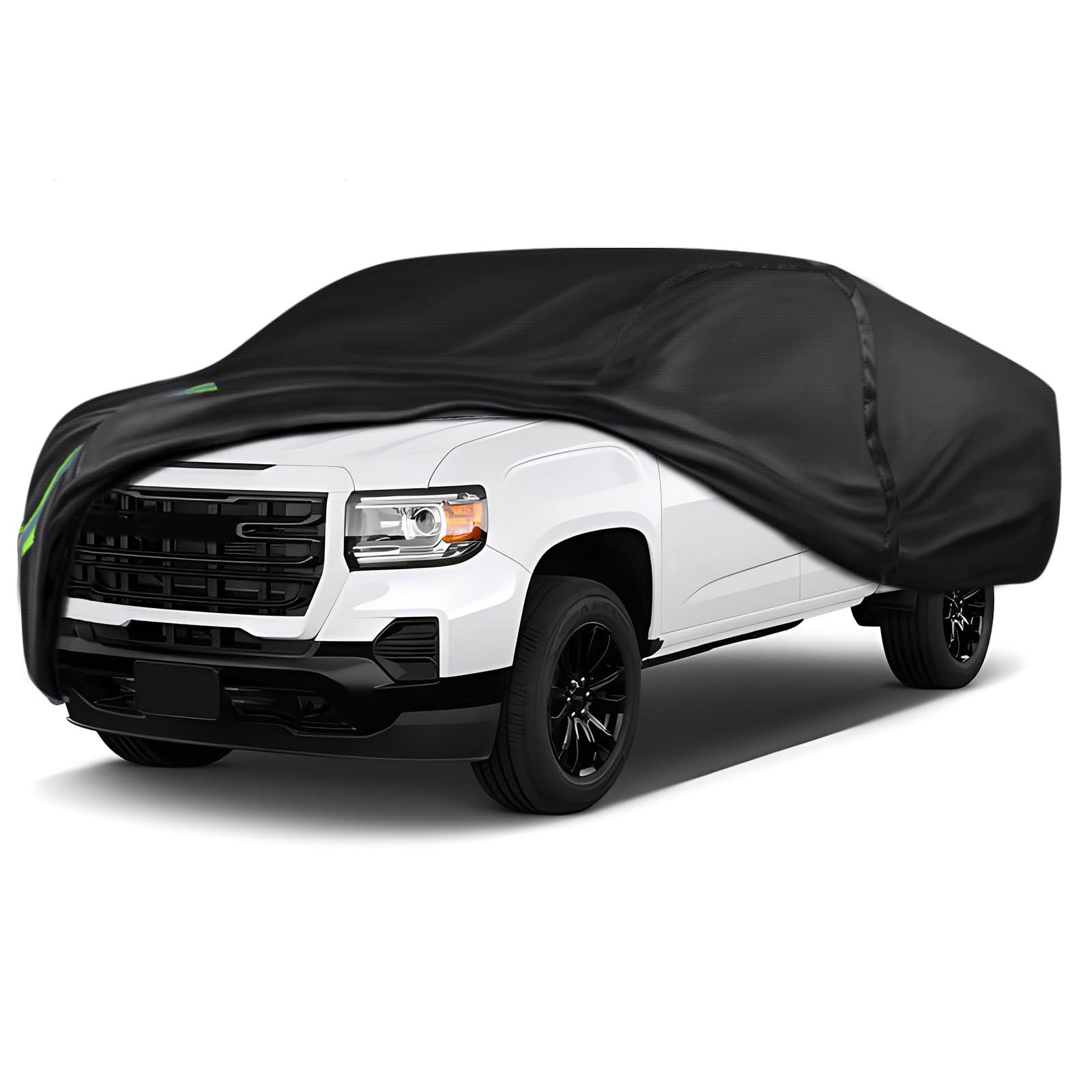 Photo 1 of QUYDDC 16-Layer 600D Heavy Duty Universal Full Car Cover for Outdoor & Indoor Use - All Weather Sun UV Rain Snow Dust Proof, Waterproof Scratch Resistant,Fits Pickup Body Length 213"-237"/17.7-19.7 ft