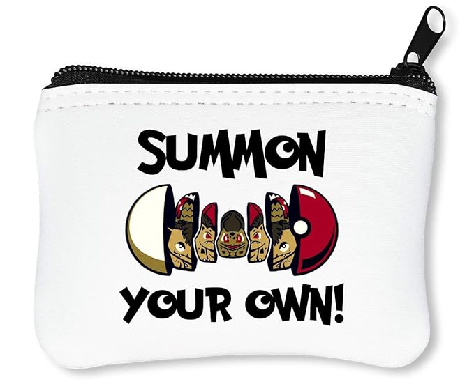 Pokemon Summon Your Own Reißverschluss-Geldbörse Brieftasche Geldbörse