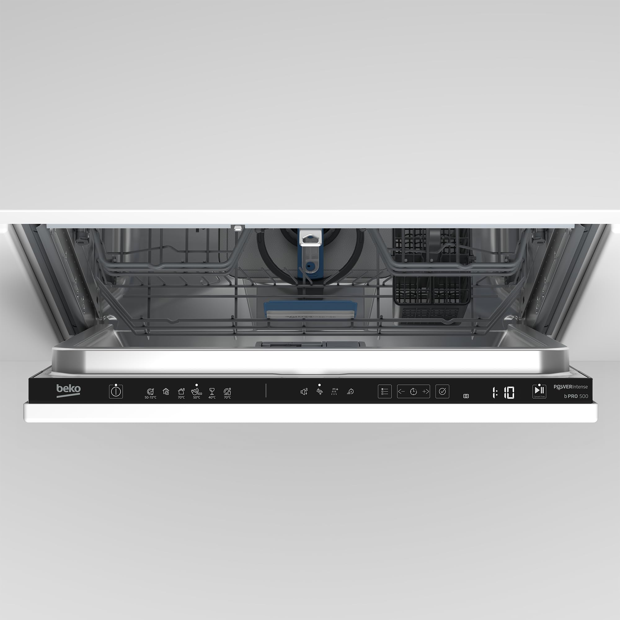 Beko BDIN36550P Geschirrspüler 60 cm, freistehend und unterbaufähig, für 15 Maßgedecke, 6 Programme, 5 Zusatzfunktionen, 3 Spülebenen, PowerIntense, SilentWash, SelfDry, weiß 4