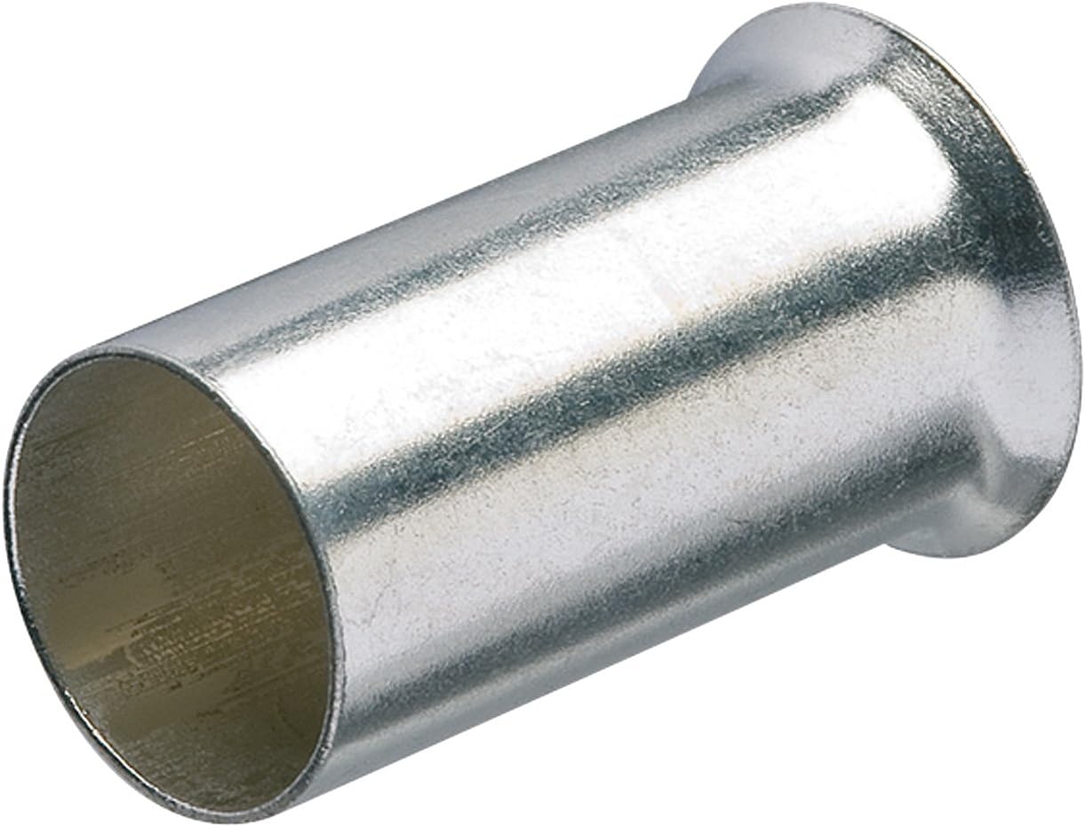 KNIPEX Non-Insulated Wire Ferrules 100 Pieces Each, 97 99 398, Silver