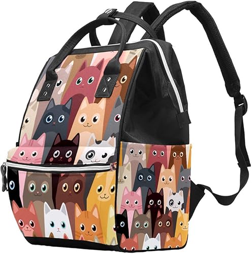 Amazon Co Jp Dragon Sword 猫 漫画 リュック メンズ リュックサック レディース マザーズバッグ マザーズリュック おしゃれ バックパック 通学 旅行 通勤 高校生 大学生 シューズ バッグ