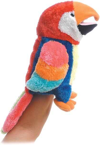 parrot hand puppet
