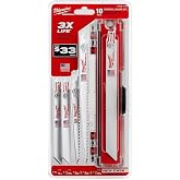 Milwaukee 49-22-1110 10-Piece SAWZALL Reciprocating Saw Blade Set