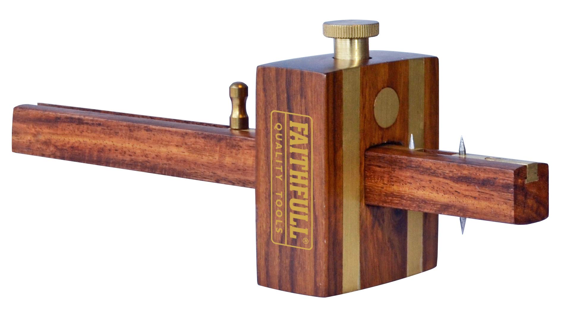 Faithfull Combination Rosewood Gauge - Slide Adj