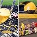 BestGreen BBQ Grill Mats and Bake Mats (6pcs) - 100% Non-stick FDA-Approved, Reusable and Easy to Clean -Black grill mat