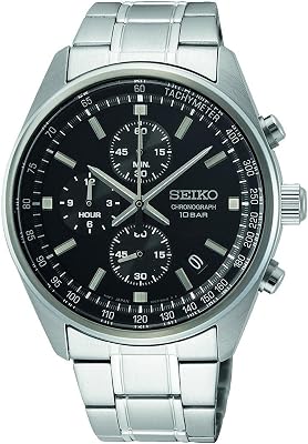 Herren-Uhr Quarz Edelstahl mit Edelstahlband SSB379P1