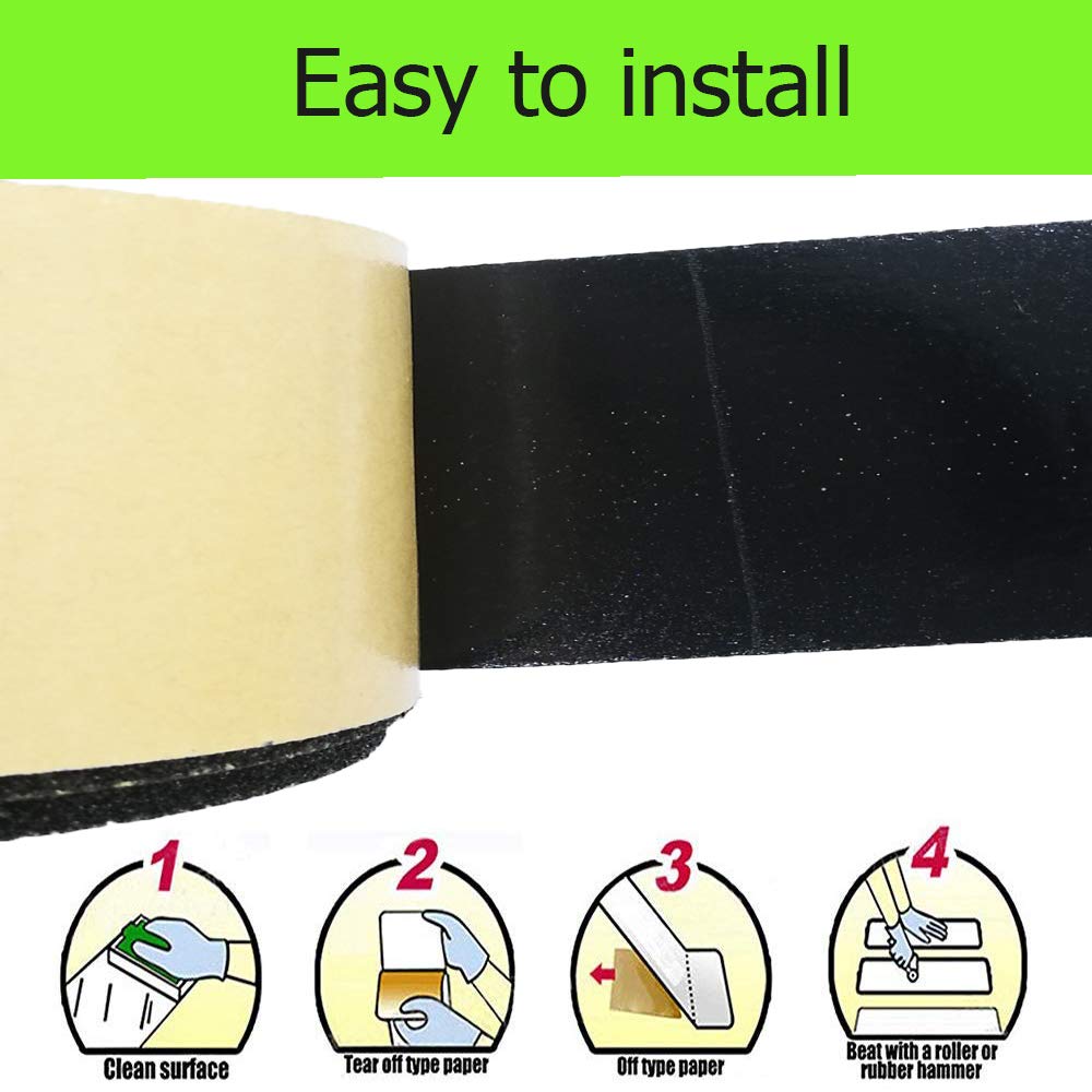 Anti Slip Tape Non-Slip Traction Tapes Strong Adhesive Non Slip Grip for Safety, Stairs, Steps, Ladders Indoor/Outdoor 2 Inch x 16.4 Foot