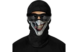 WYSUMMER 3D Balaclava Full Face Mask,Skull Face Shield Motorcycle Head Cover Headwear Mask Ghosts Skull Cover for Men Women