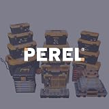 PEREL OM22M 22 Inch Toolbox Metal Latches Removable Tray Organizers view 7