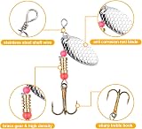 Vicloon 16 Pcs Fishing Lures Set Spinners Spoons Jig Hooks Kit view 5