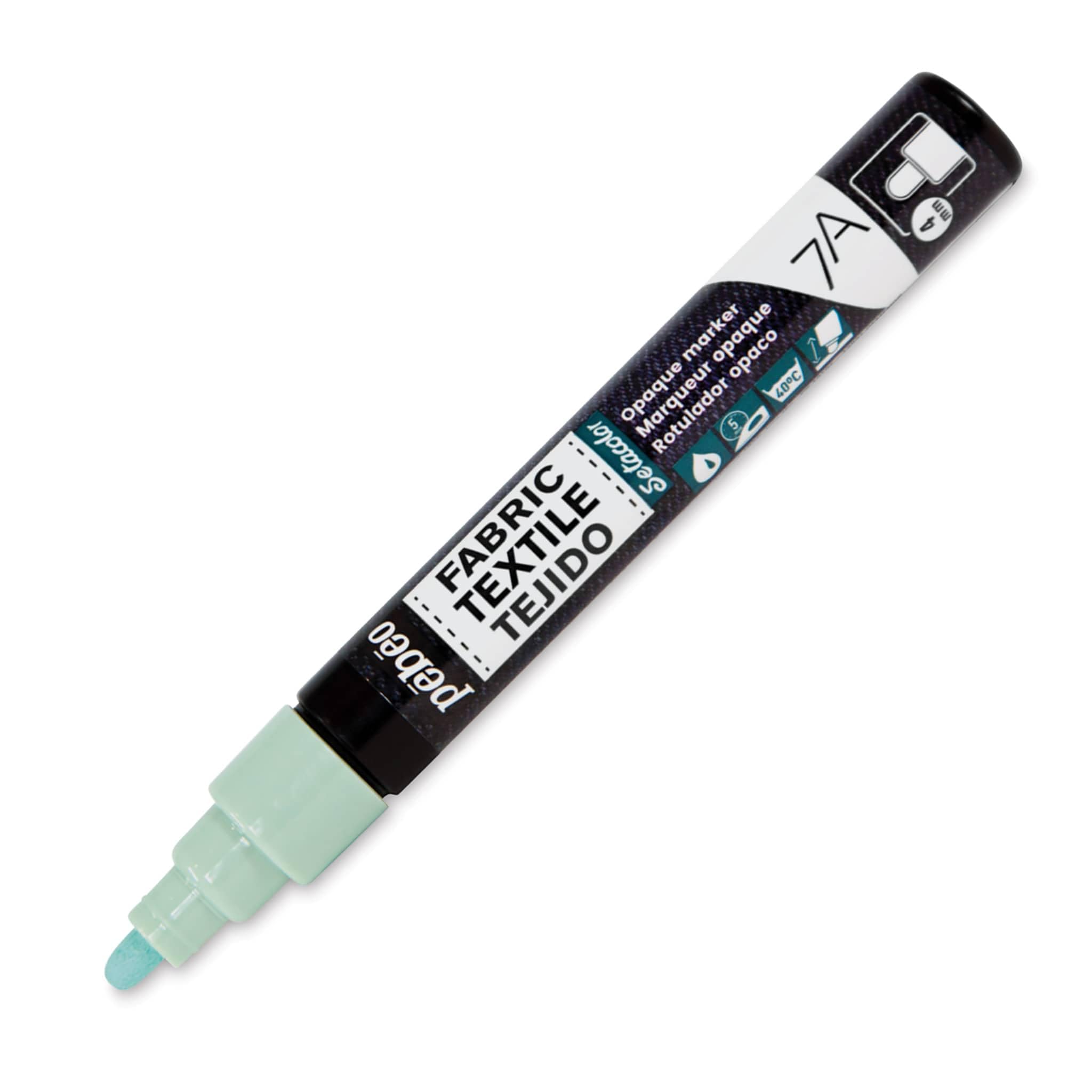 Pébéo 804455 7A Marker Pen Opaque Round Tip 4 mm Pastel Green