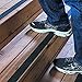 Gator Grip Traction Tape, Premium Grade 60 Grit Anti-Slip Adhesive Tape, 2 inch x 60 ft, Indoor/Outdoor, Great for Stairs, Docks, Boats & Ramps, Black, SG3102B