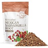 Halo Naturals Sarsaparilla Root (Mexican) Wildcrafted Cut & Sifted, 4 Ounces (Smilax Medica) |Resealable Pouch| Packaged in The USA (Pack of 1)