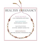 Flvkev Pregnancy Must Haves Bracelet, Announcement Pregnancy Gifts For Expecting New Mom, First Time Mama Gifts for Pregnant Women 1st Time Mom To Be Spiritual Mothers Day Gift