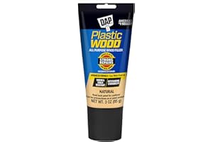 DAP Plastic Wood All Purpose Latex Wood Filler, Natural, 3 Oz (7079800580)