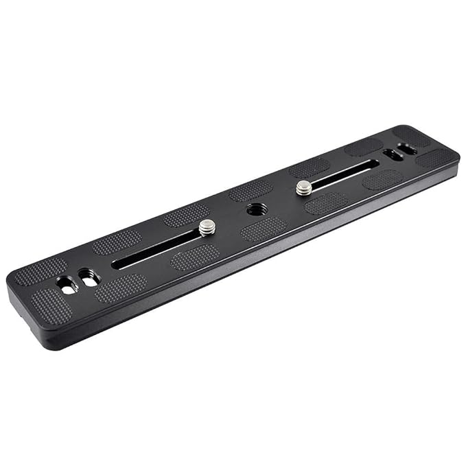 MENGS® PU200 Kamera Schnellwechselplatte aus Massivem Aluminium für 1/4' Befestigungsschraube mit Standard kompatibel ist, wi