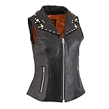 Milwaukee Leather MLL4503 Women's Black V-Neck