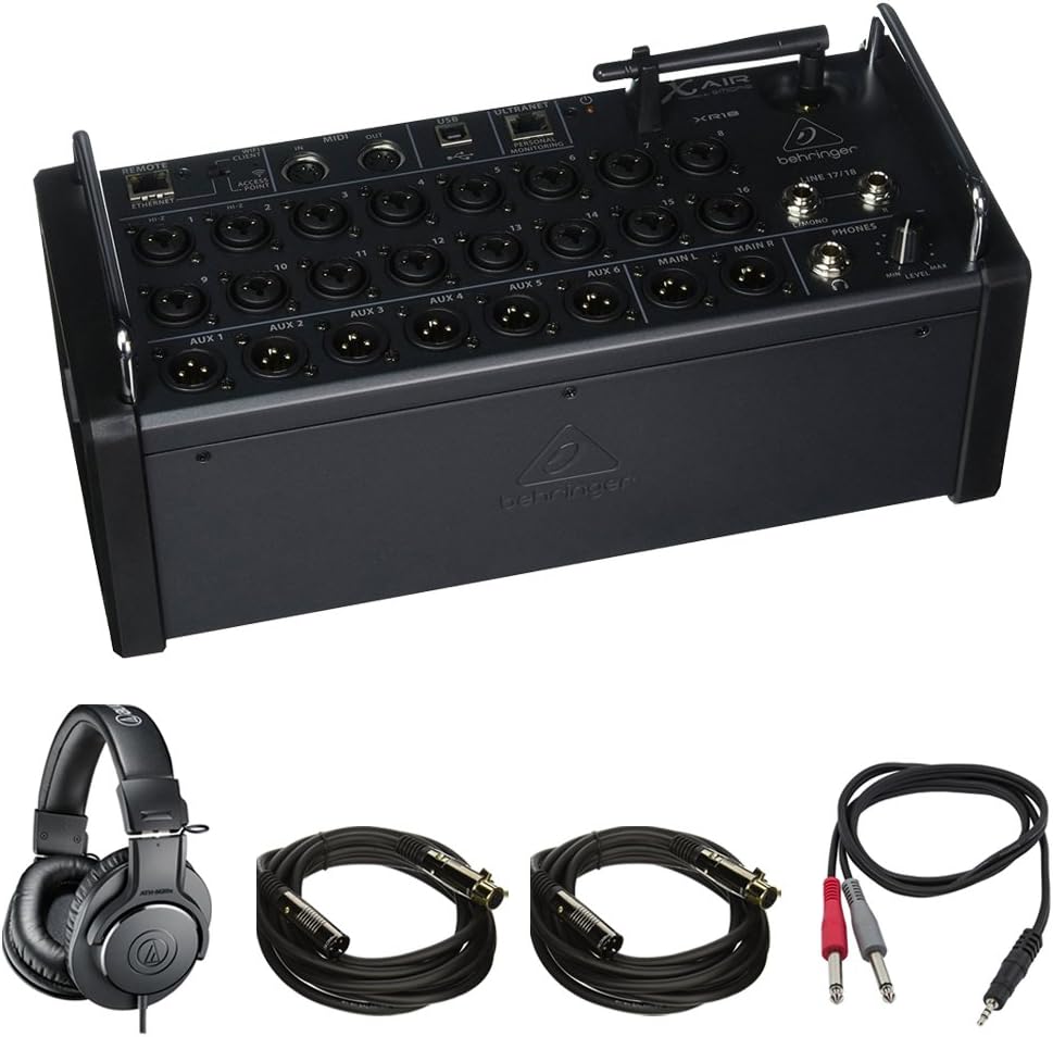 Behringer (XR18) 18ch 12Bus Digital Mixer for Tablets w