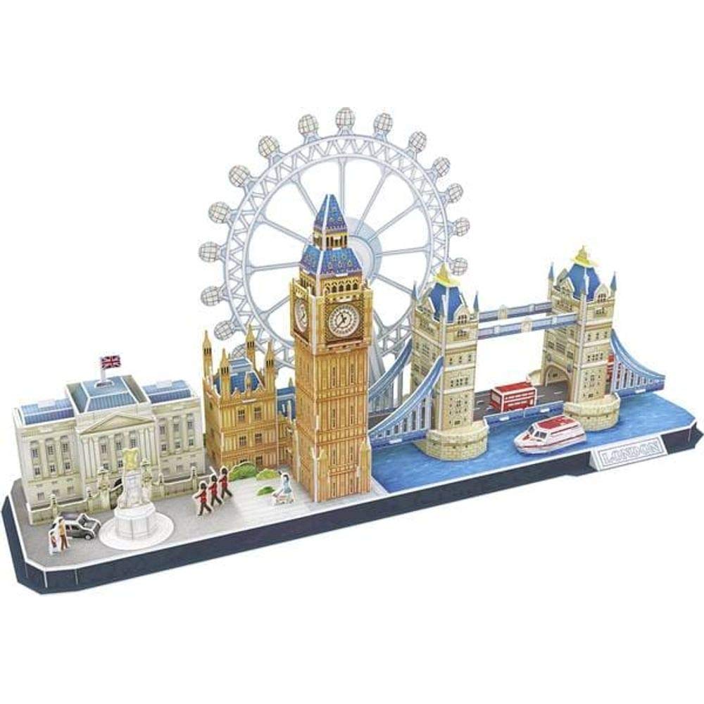 Revell 3D Puzzle 00140 London Skyline 107 Pieces, Highly Detailed, Over 53cm in length, Fun & Easy To Build
