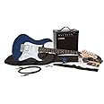 Yamaha GigMaker EG Electric Guitar Pack with Amplifier, Gig Bag, Tuner, Cable, Strap and Picks - Metallic Blue