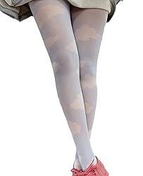 NUFIWI Vintage 60s Printed Funky Tights for Women