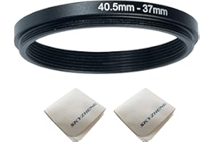 40.5mm Lens to 37mm Camera Lens Adapter 40.5mm to 37mm Step Down Ring Adapter Ring for All Brands of UV ND CPL,Comes with 2 P