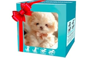 Manutox 2026 Upgraded Ai Robot Dog, My Realistic Robot Puppy, Robotpuppy That Acts Like A Real Puppy, Ai Robots Dogs for Walking, Barking, Tail Wagging (White)