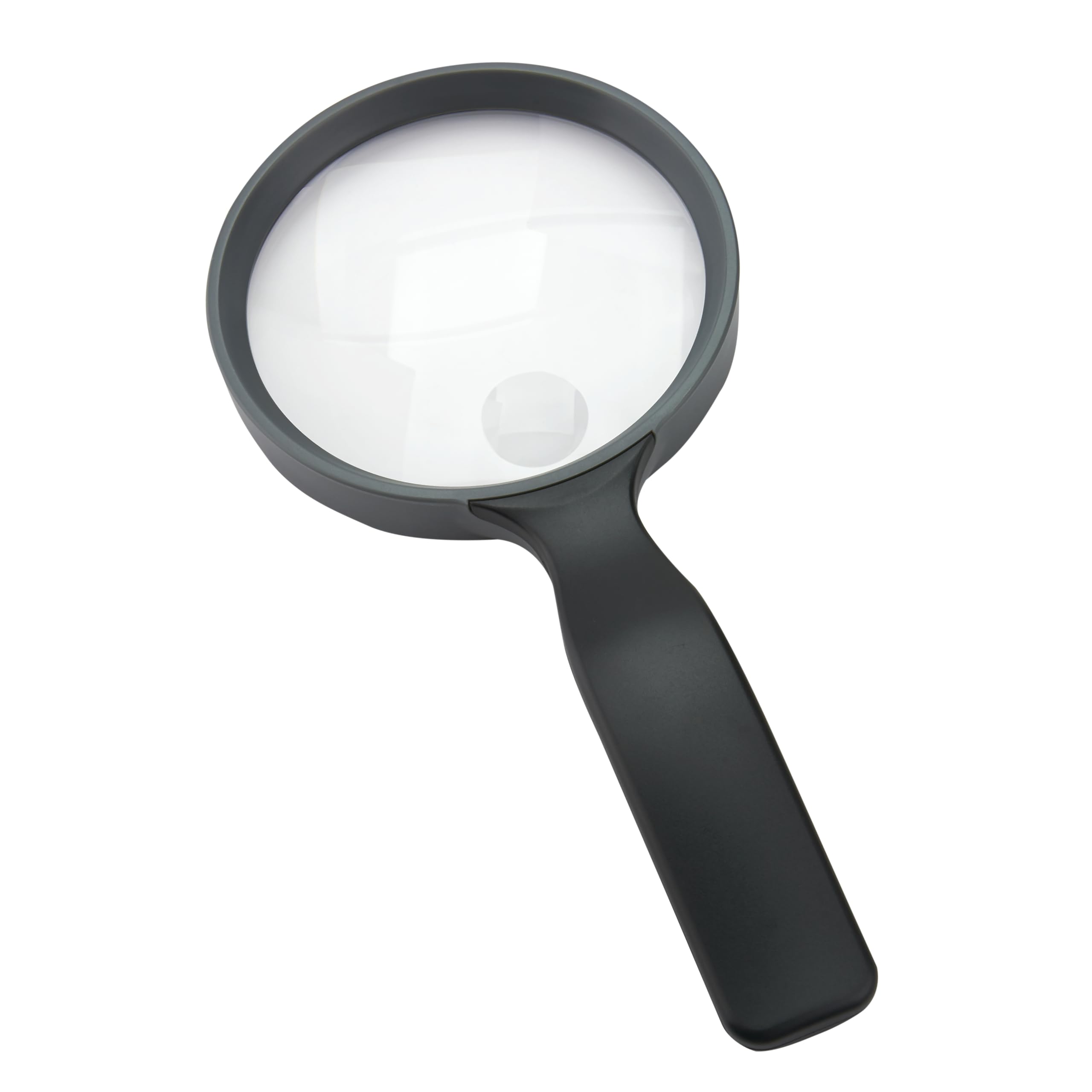 Carson Handheld Magnifier, Black, 4.3" Lens