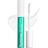 Ruminae Korean Eyelash Growth Serum | Eyebrow Enhancer for Longer and Thicker | Biotin, Peptides & Centella | Prostaglandin-Free, Non-Irritating | Dual Applicator | Korean Skincare | 0.3 fl oz (10 ml)