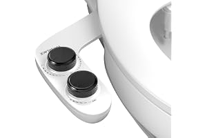 Bidet Attachment for Toilet Seat Water Pressure - Non Electric Bidets Self Cleaning Sprayer - Dual Nozzle Bidet Attachments Toilets Spray - Adjustable Bidets Wash Butt Cleaner for Bathroom Gifts