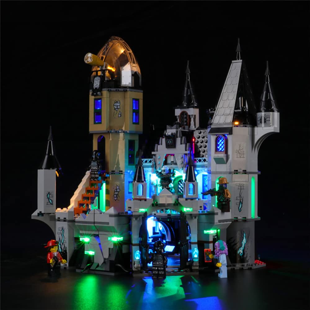 GEAMENT LED Light Kit Compatible with LEGO Mystery Castle - Lighting Set for Hidden Side 70437 Model (Building Set Not Included)