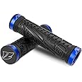 BV Bike Handlebar Grips, Double/Single Lock-on Bicycle Grips Handle Bar End Holding Locking Grips, for MTB, BMX, Mountain, Downhill, Folding Bike