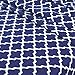 Lux Decor Collection Bed Sheets Set Brushed Microfiber 1800 Bedding - Wrinkle, Fade, Stain Resistant - Hypoallergenic - 4 Piece (Queen, Navy Blue/White)