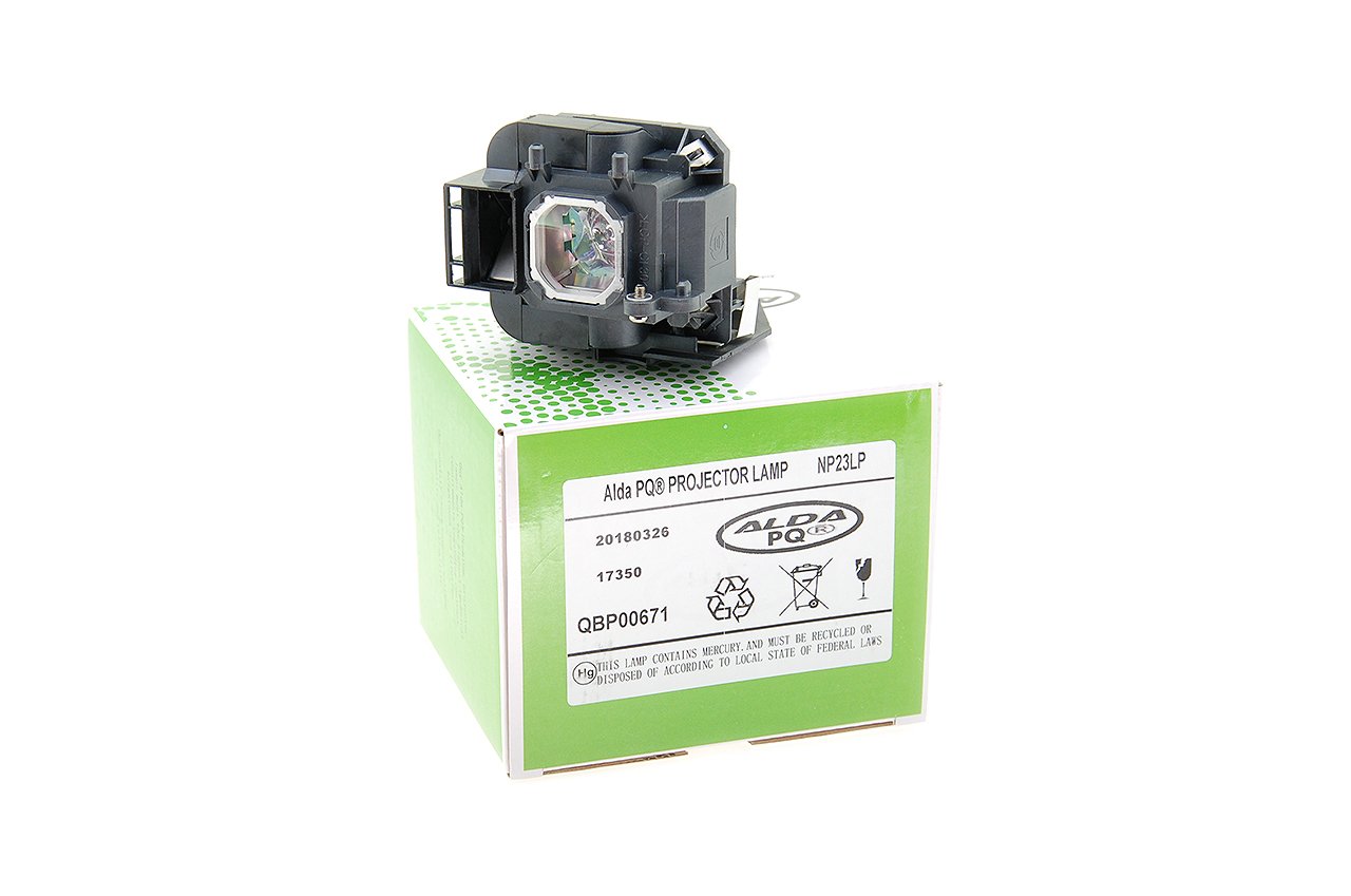 Alda PQ Premium, Projector Lamp compatible with NEC NP-P401W, NP-P451W, P501X, NP23LP, 100013284 Projectors, Lamp with Housing