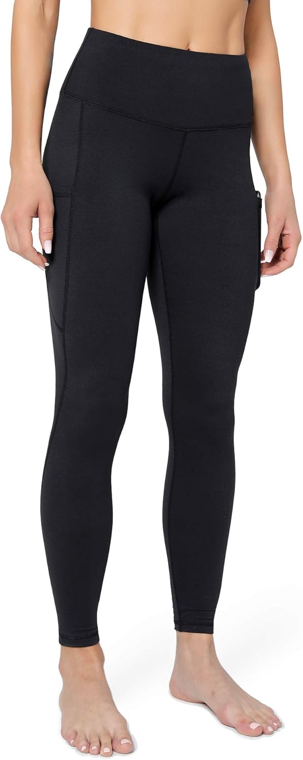 POSHDIVAH Ultra Soft Yoga Pants for Women High Waisted Tummy Control Workout Leggings with Pockets at  Women’s Clothing store