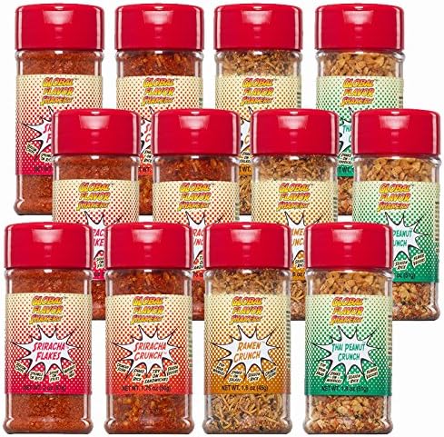 Global Flavor Shakers Sampler Pack (Sampler, Case - Three sampler 4-packs)