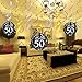 Konsait 50th Birthday Decoration, 50th Birthday Hanging Swirl (15 Counts), Happy Birthday & 50 Table Confetti (1.05oz) Black Hanging Swirl Ceiling Decor Table Decor for Birthday Party Decorations