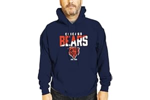 Team Fan Apparel Adult NFL Diagonal Fade Fleece Hooded Sweatshirt - Unisex Tagless - Officially Licensed Football Pullover