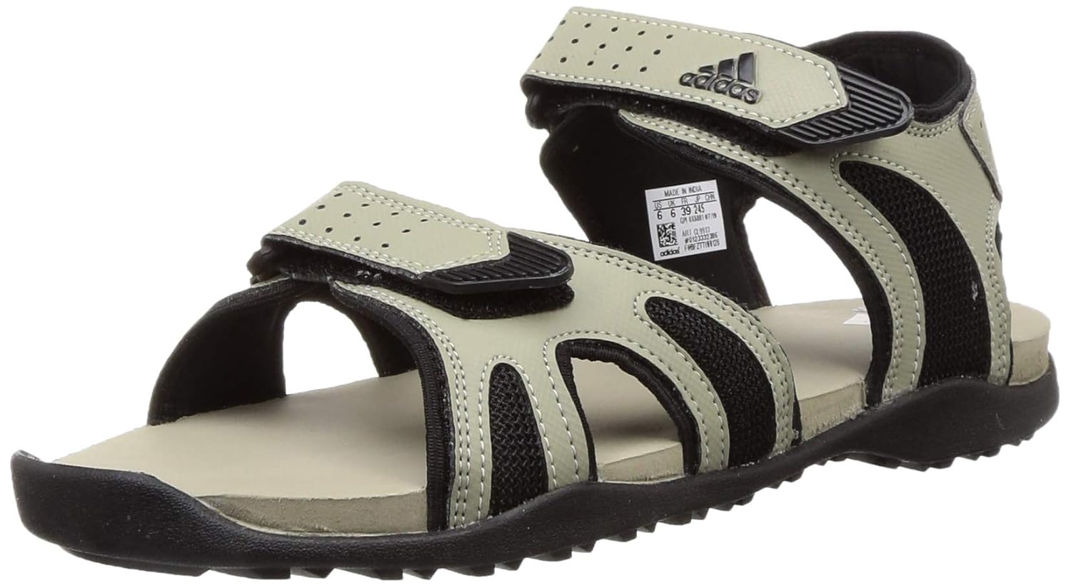 adidas gladi black floaters