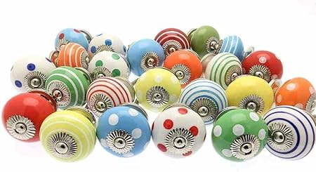 Ferretería Pomos de cerámica para puerta de armario o cajón diseño de