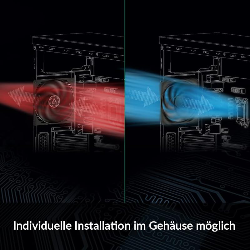 F12 PWM - PC Lüfter, 120 mm PWM Gehäuselüfter