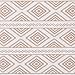 Trend Lab Deer Lodge Aztec Fitted Crib Sheet, Cream